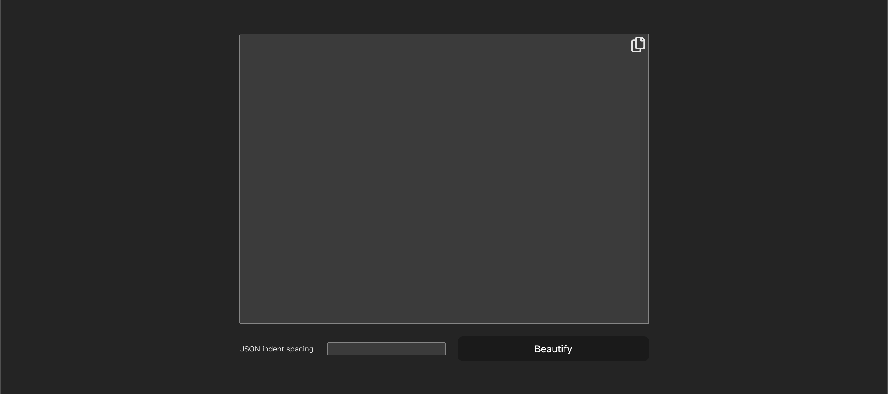 JSON formatter utility